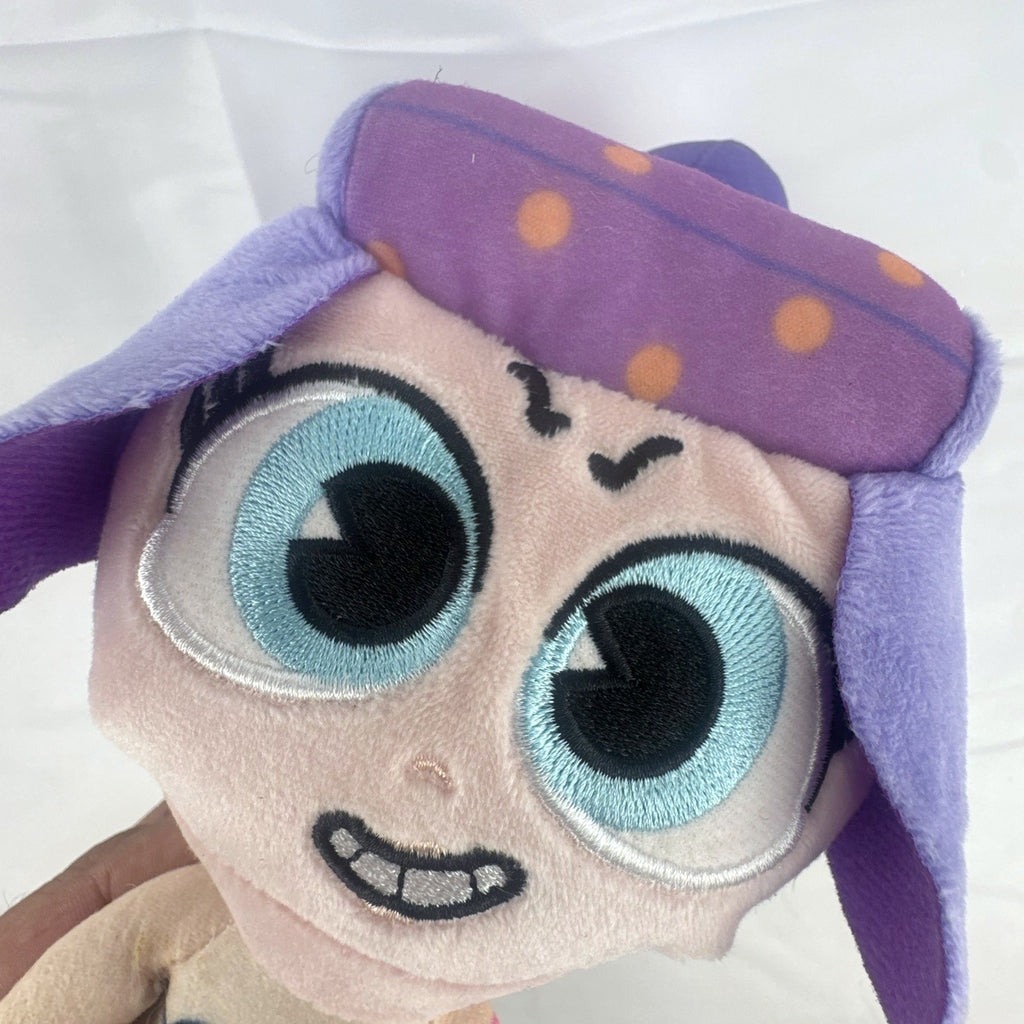 Cuphead Cala Maria 10-inch mermaid plush with purple octopus hair and embroidered eyes