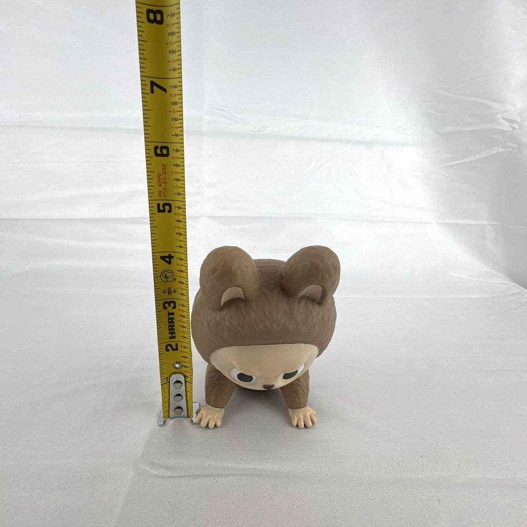 Pop Mart The Monsters Squant vinyl art figure by Kasing Lung in brown