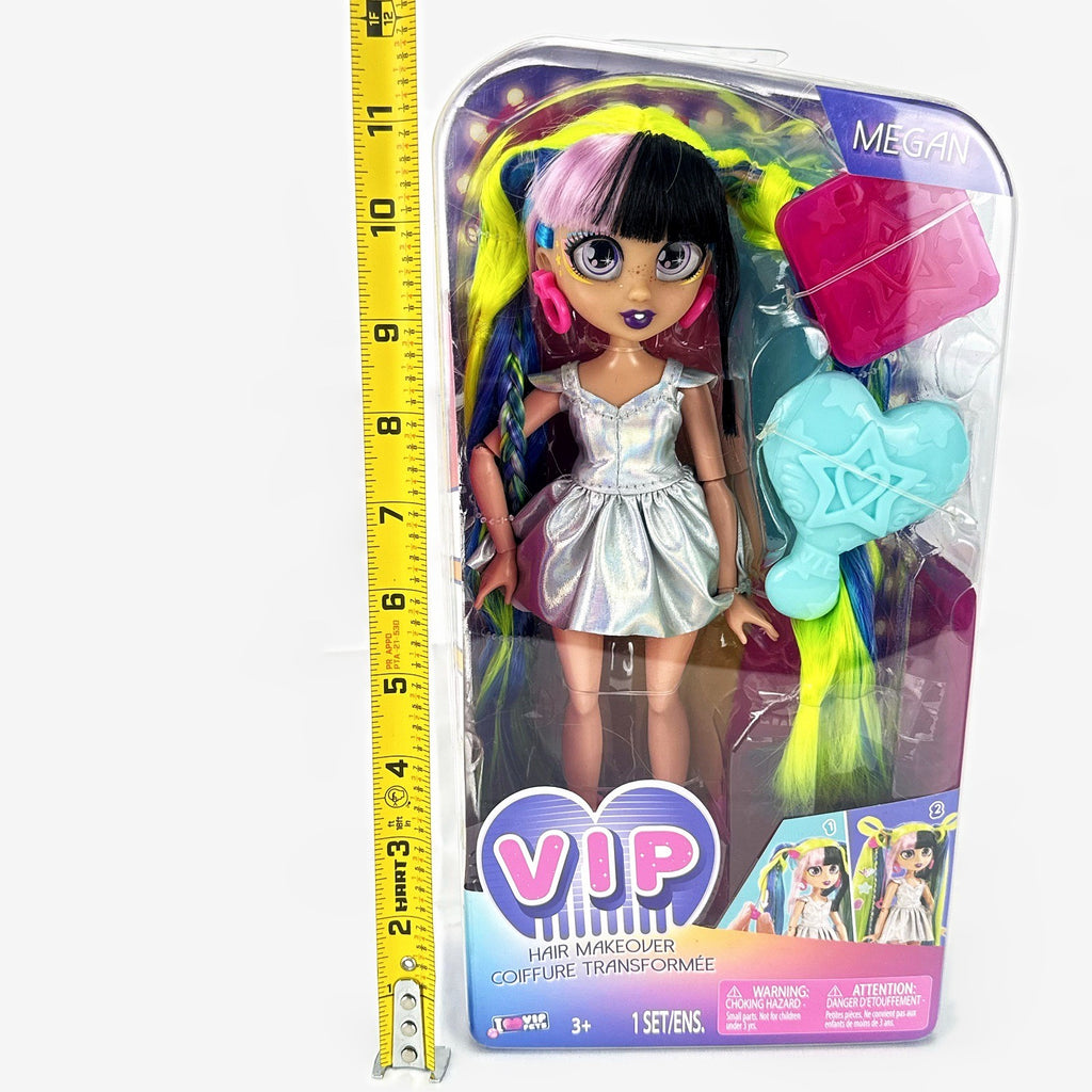 IMC Toys VIP Pets Hair Makeover Megan 8-inch fashion doll in original unopened packaging with styling accessories
