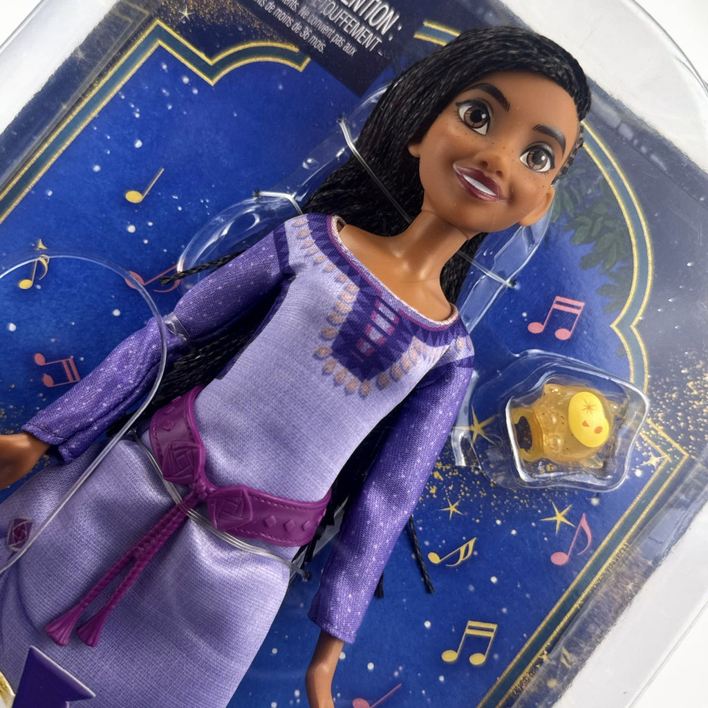 Mattel Disney Wish 11-inch singing Asha doll and Star figure in original packaging
