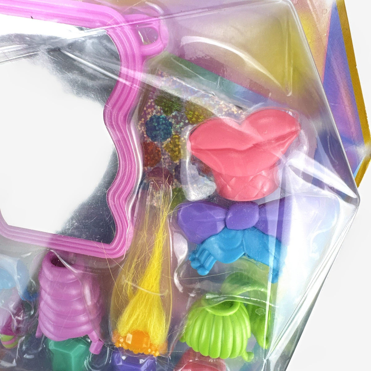 Mattel Trolls Hairageous Wardrobe playset in box with Queen Poppy doll and interchangeable hair