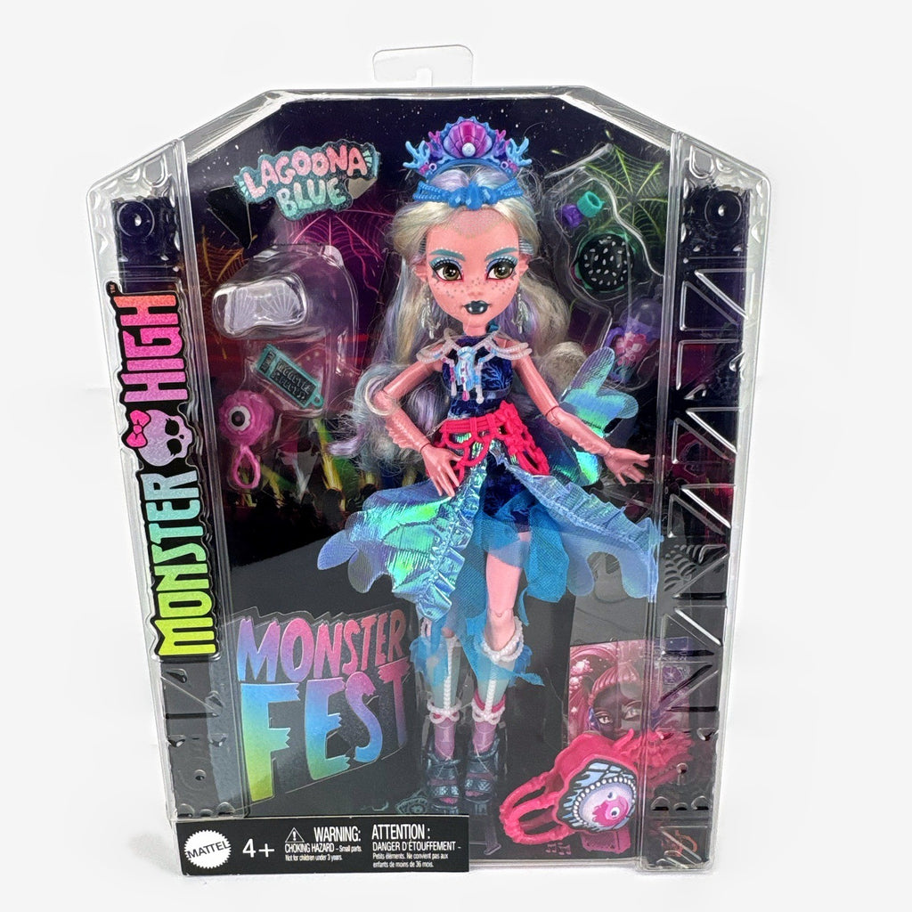Mattel Monster High Monster Fest Lagoona Blue articulated fashion doll in original unopened packaging