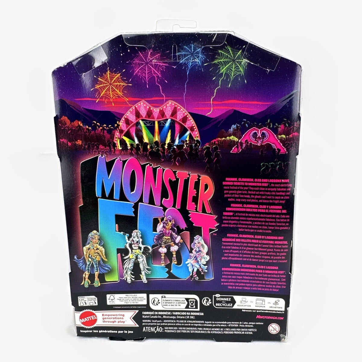 Mattel Monster High Monster Fest Lagoona Blue articulated fashion doll in original unopened packaging