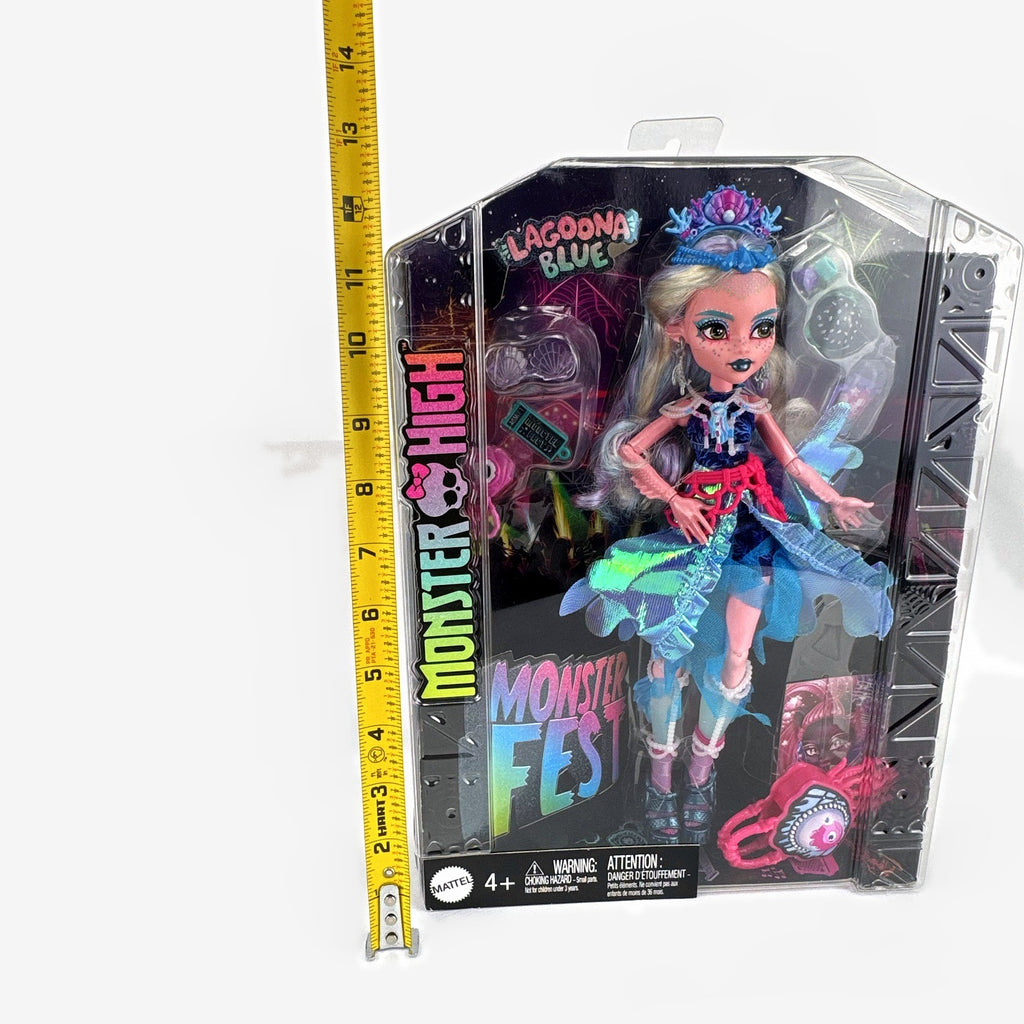 Mattel Monster High Monster Fest Lagoona Blue articulated fashion doll in original unopened packaging
