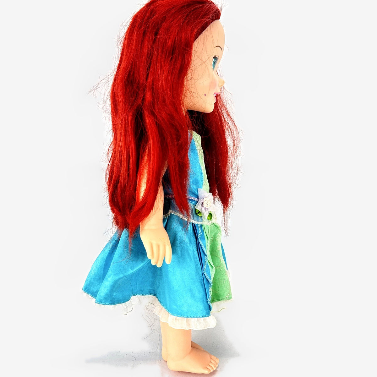 Jakks Pacific Disney Princess Ariel 14-inch toddler doll wearing seafoam green dress