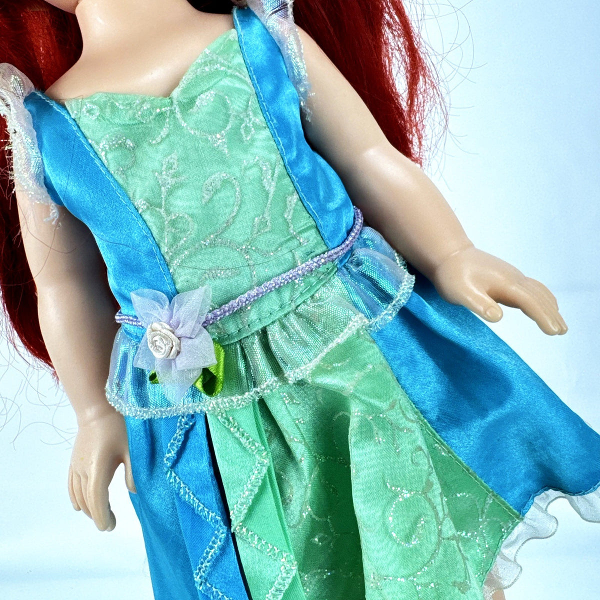 Jakks Pacific Disney Princess Ariel 14-inch toddler doll wearing seafoam green dress