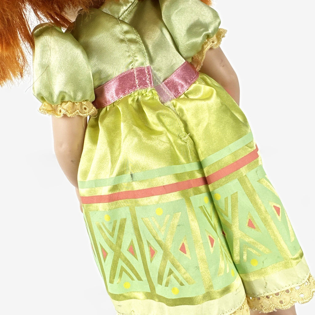 Disney Store Frozen Animators' Collection 16-inch Anna toddler doll in green dress with rooted red hair