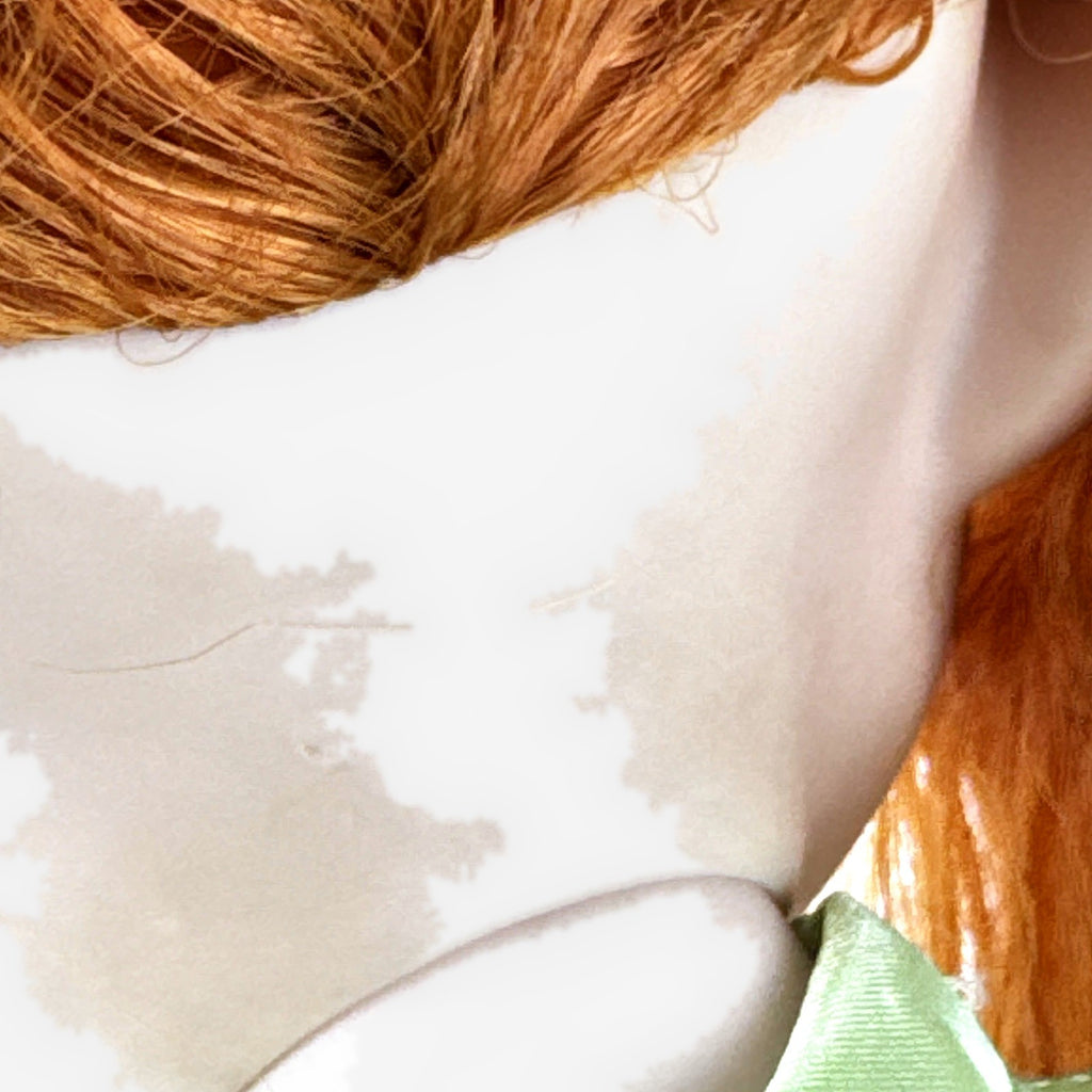 Disney Store Frozen Animators' Collection 16-inch Anna toddler doll in green dress with rooted red hair
