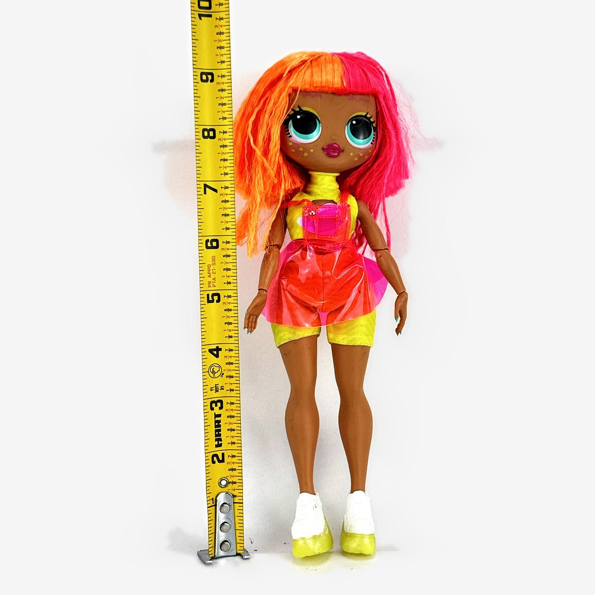 MGA LOL Surprise OMG Neonlicious fashion doll with split-dyed neon hair and layered outfit