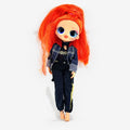 MGA L.O.L. Surprise! O.M.G. 10-inch fashion doll with orange ponytail and black cargo pants outfit
