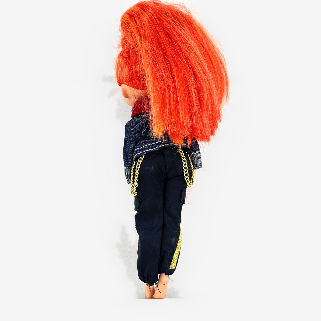 MGA L.O.L. Surprise! O.M.G. 10-inch fashion doll with orange ponytail and black cargo pants outfit
