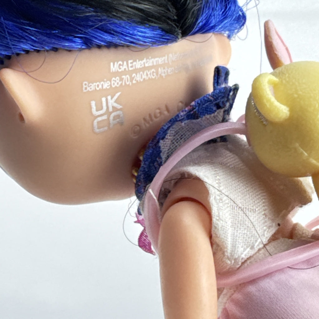 MGA L.O.L. Surprise Tweens Series 2 Aya Cherry fashion doll with blue hair, beret, and backpack