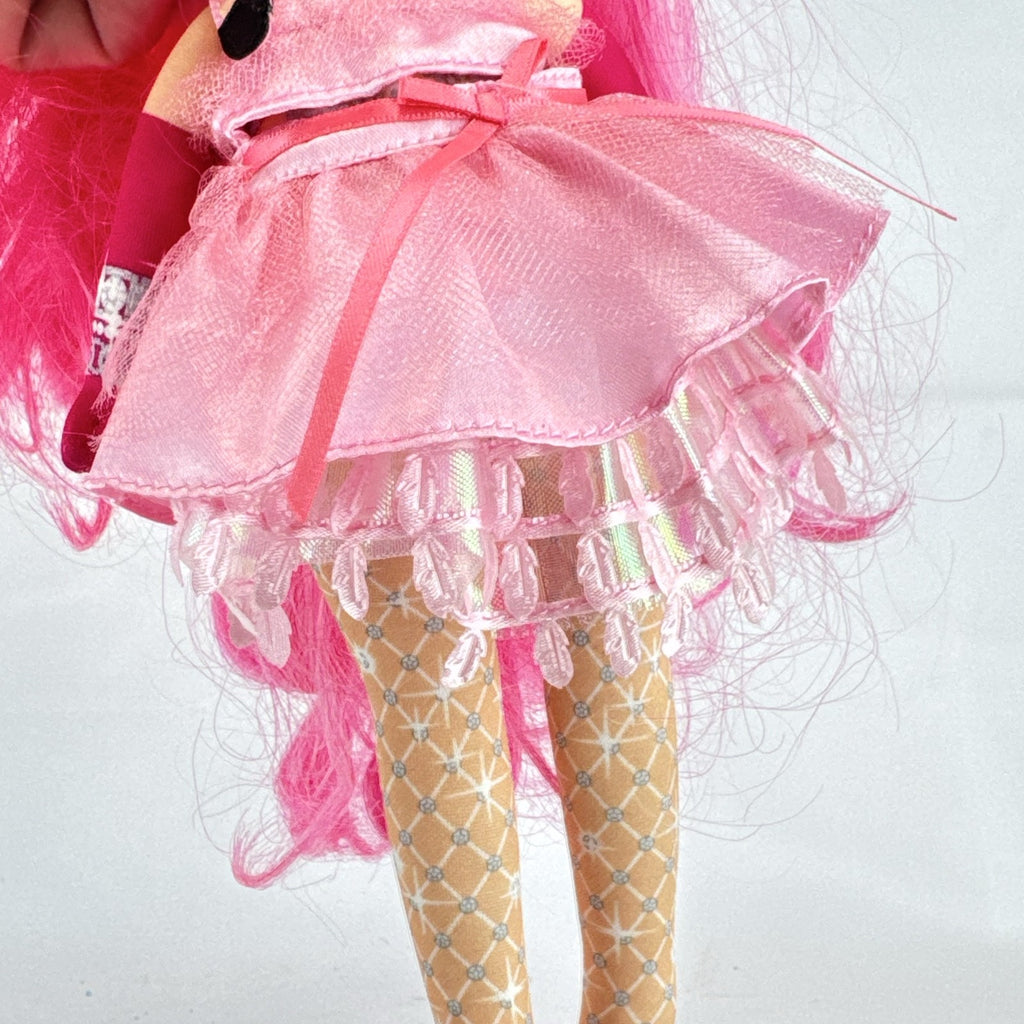 MGA Na! Na! Na! Surprise Teens 11-inch soft plush doll with long pink hair and ruffled dress