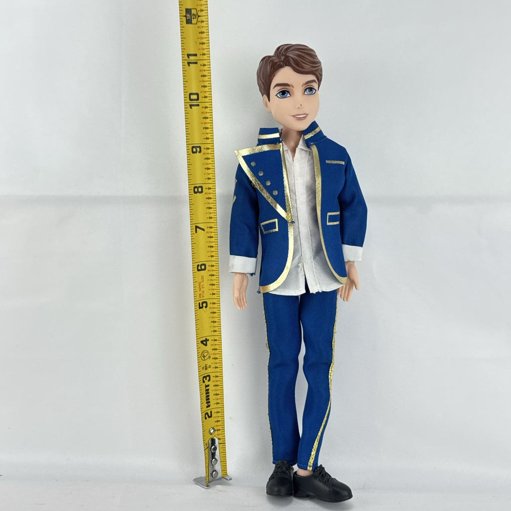 Hasbro Disney Descendants Prince Ben 11-inch coronation fashion doll in royal blue and gold formal attire