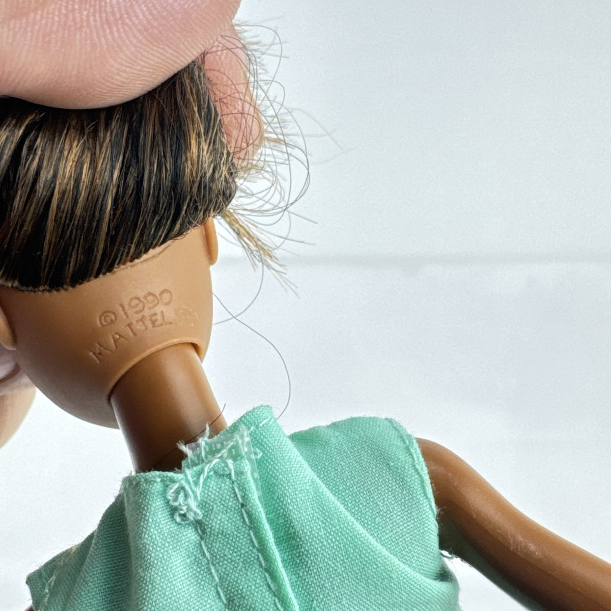 Mattel Barbie Careers African American healthcare doll wearing mint green scrubs and white clogs