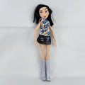 Disney Princess Comfy Squad Mulan 11-inch articulated fashion doll in casual floral top and boots