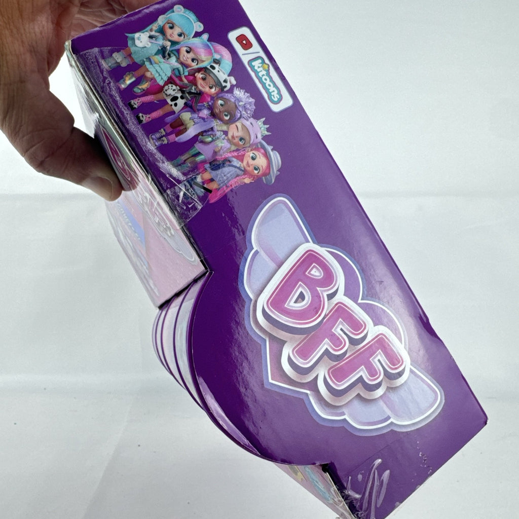 IMC Toys Cry Babies BFF Series 1 Stella 8-inch fashion doll in original sealed cylinder packaging.