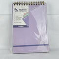 Yoment purple hardcover top spiral notebook 7x10 with handle sealed in original packaging