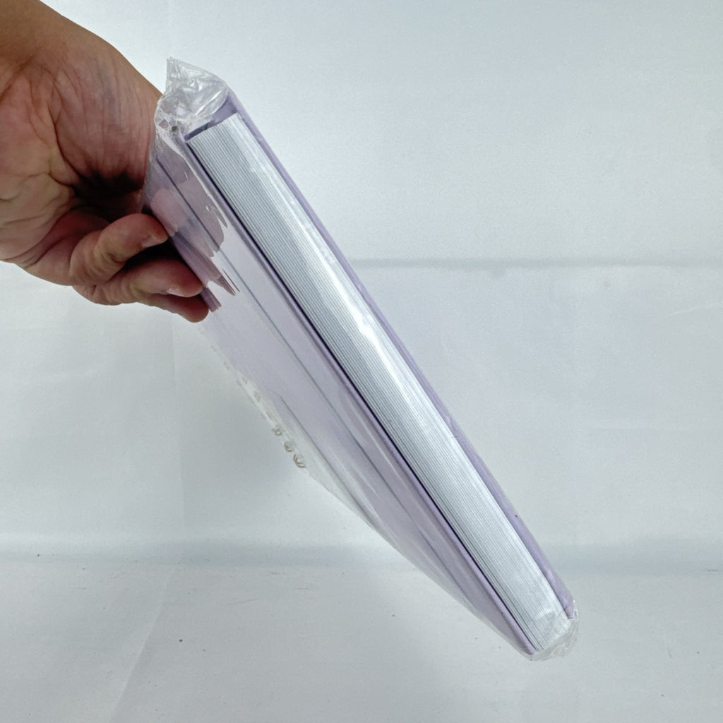 Yoment purple hardcover top spiral notebook 7x10 with handle sealed in original packaging