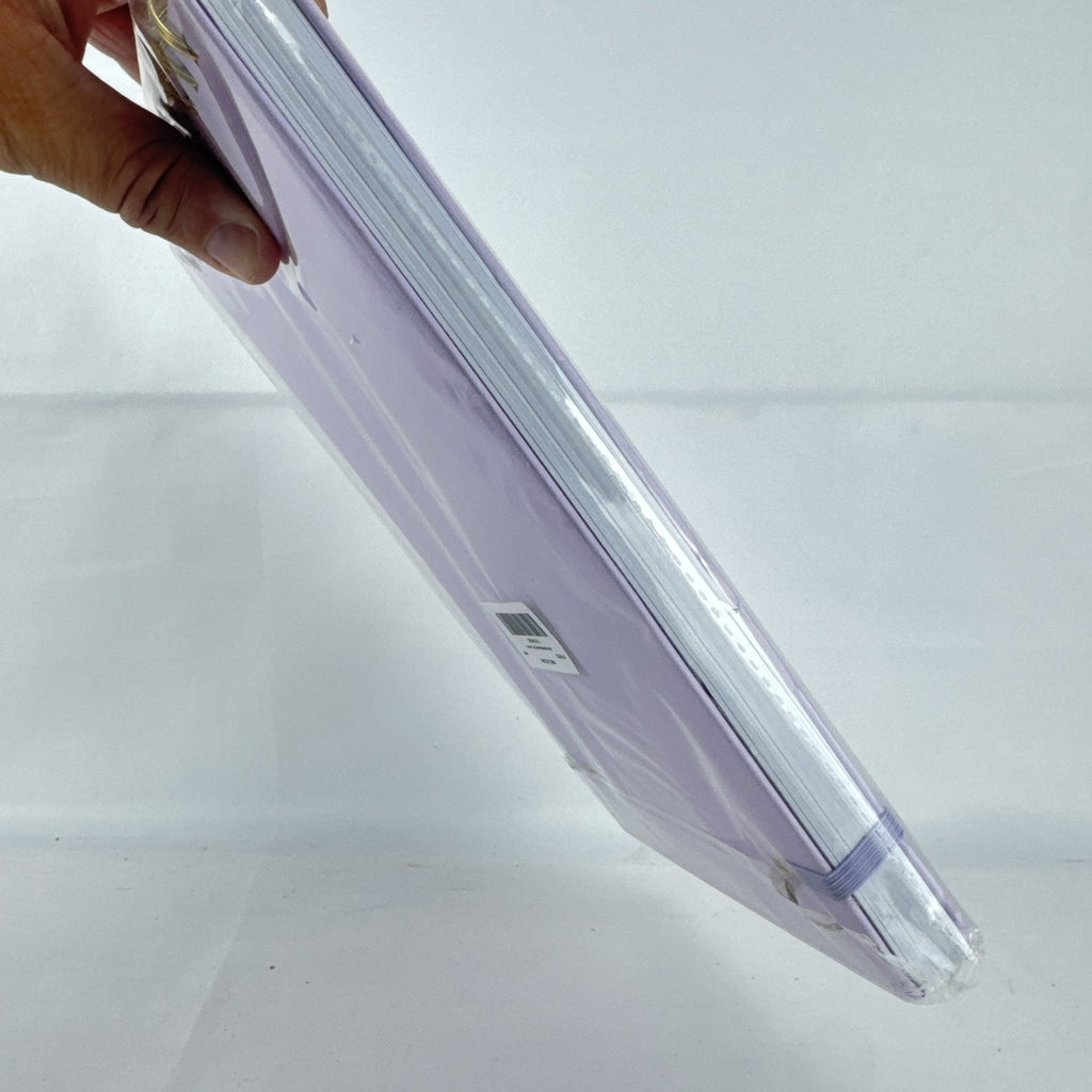 Yoment purple hardcover top spiral notebook 7x10 with handle sealed in original packaging