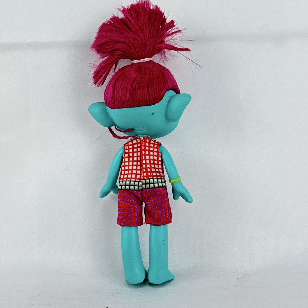 Mattel DreamWorks Trolls Band Together Floyd 8-inch articulated doll with upright pink hair and patterned outfit