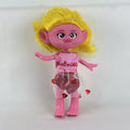 Mattel Trolls Band Together Viva 7-inch articulated doll with yellow hair and heart-accented tulle skirt