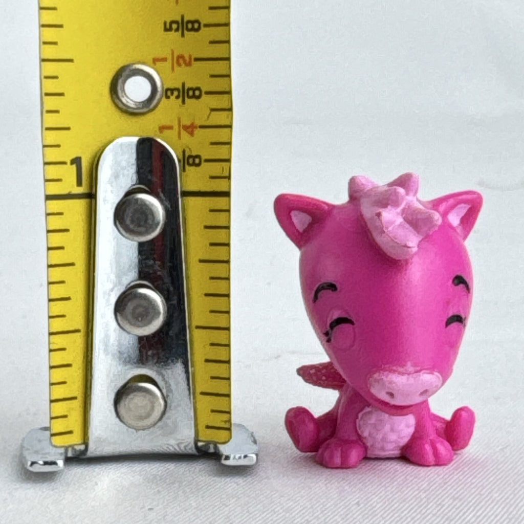 Spin Master Hatchimals pink dragon miniature figure with glitter wings