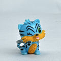 Spin Master Hatchimals CollEGGtibles blue tiger mini figure with silver glitter wings