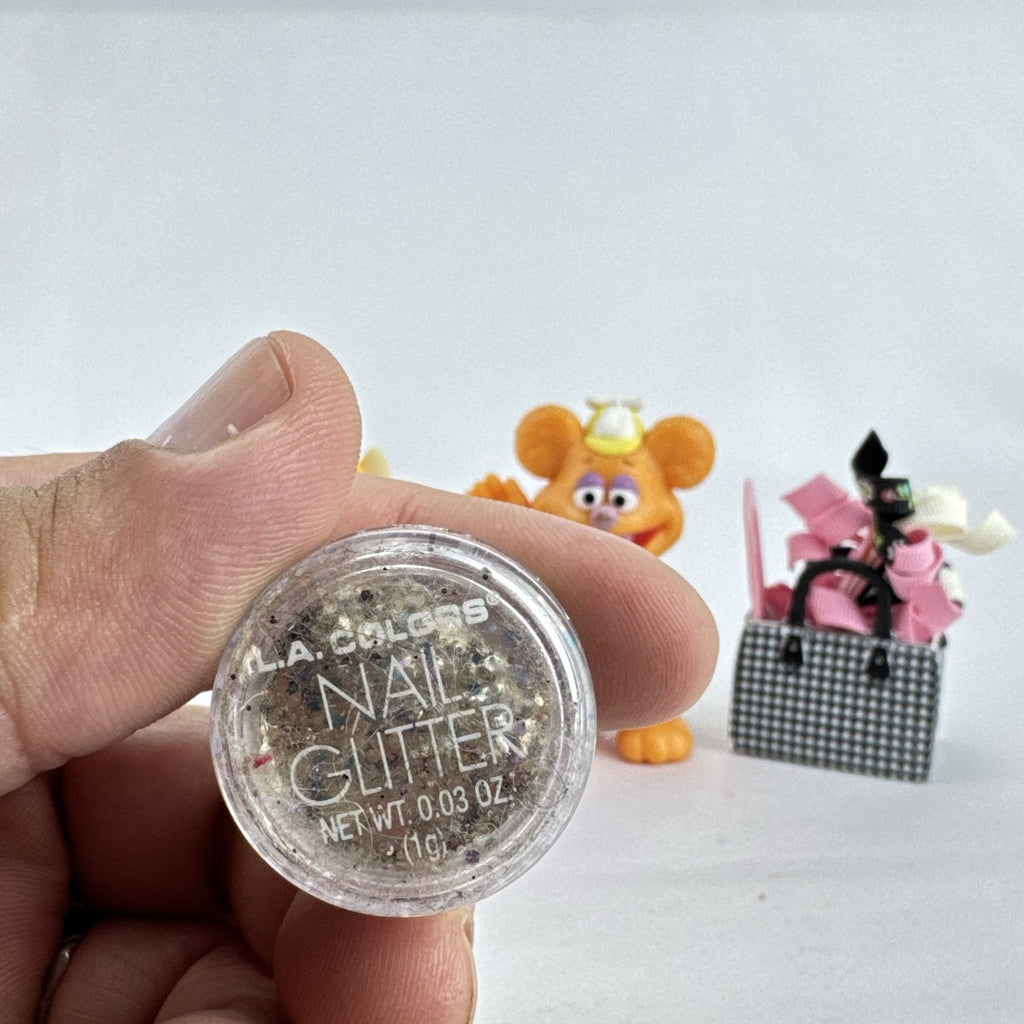 Just Play Disney Muppet Babies Fozzie Bear and Palace Pets pony plastic mini figures with mug and tote bag accessories