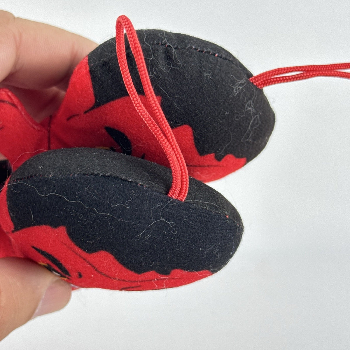 Set of two McDonald's 2024 Marvel Red Hulk plush hanging toys with original tags