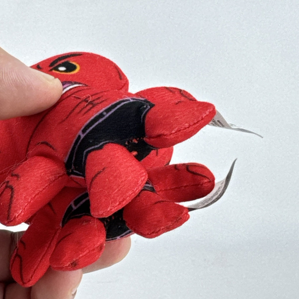 Set of two McDonald's 2024 Marvel Red Hulk plush hanging toys with original tags