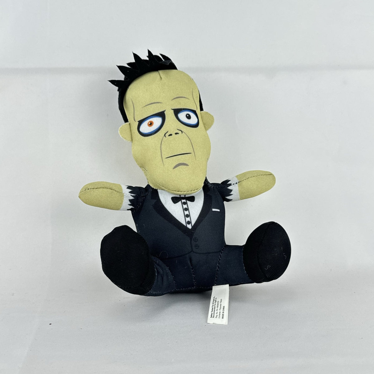 The Addams Family animated movie Lurch butler sitting plush doll with tuxedo