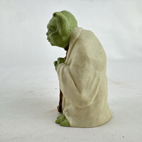 Vintage 1996 Applause Star Wars Yoda PVC mini figure holding cane
