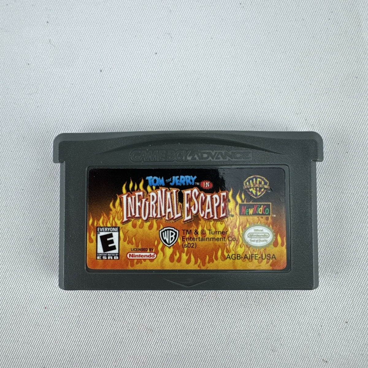 Tom and Jerry in Infurnal Escape video game cartridge for Nintendo Game Boy Advance