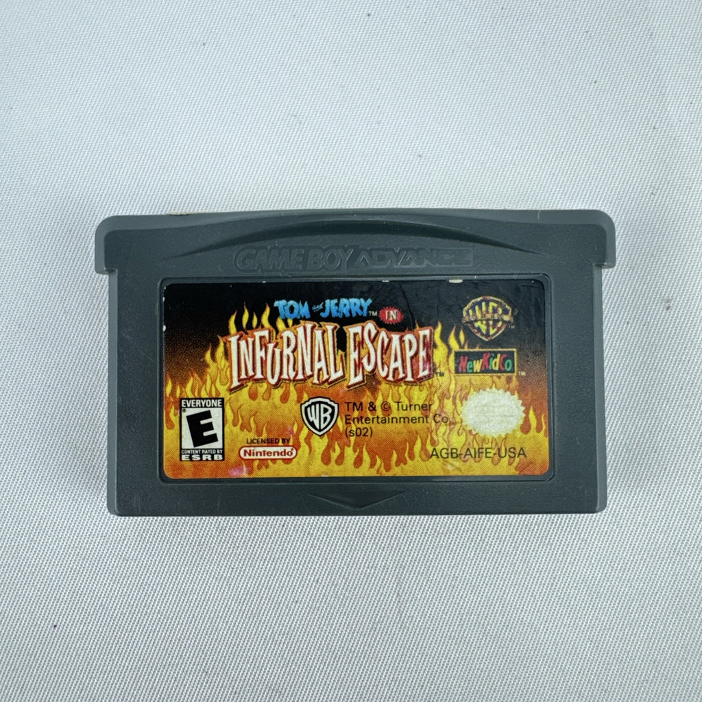 Tom and Jerry in Infurnal Escape video game cartridge for Nintendo Game Boy Advance.