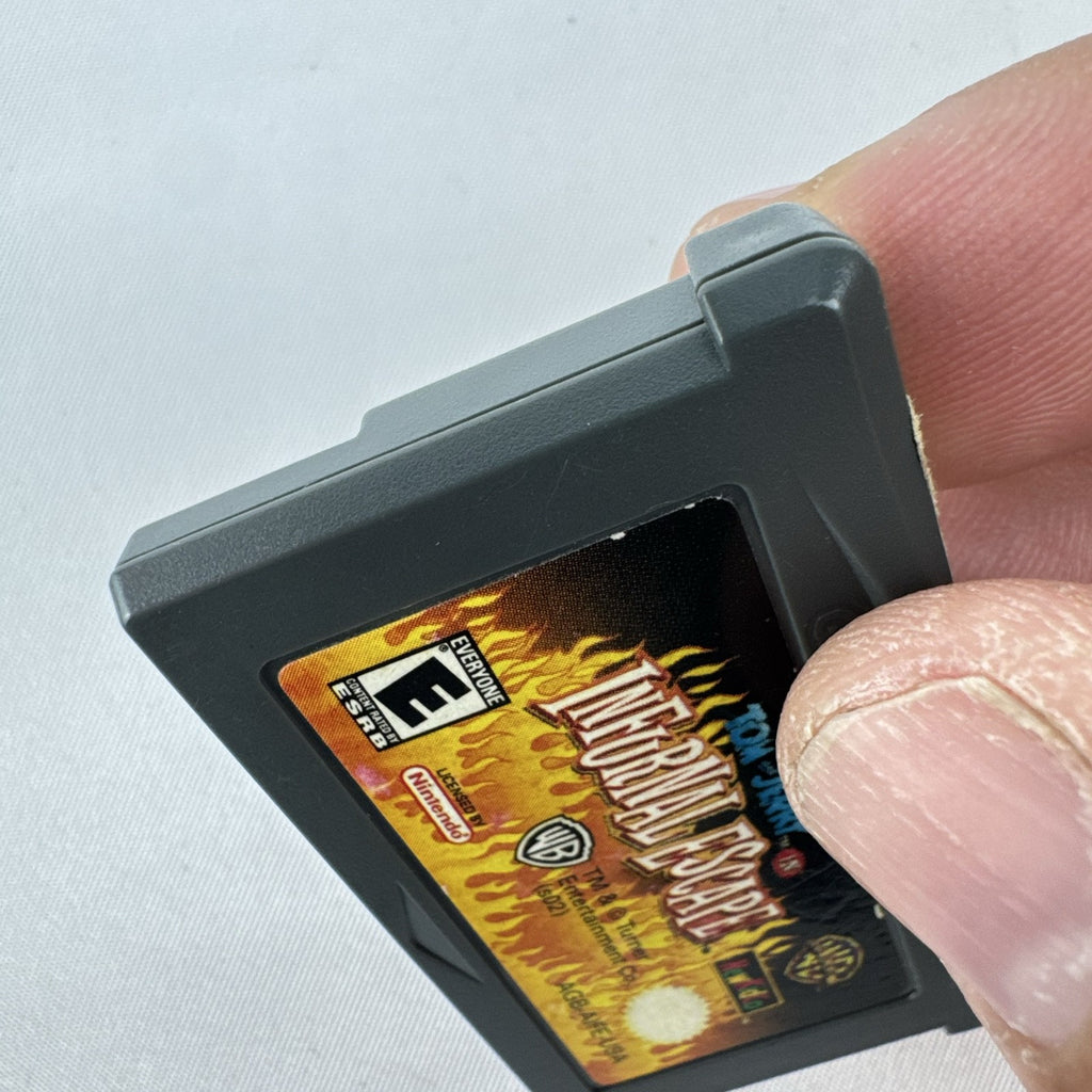 Tom and Jerry in Infurnal Escape video game cartridge for Nintendo Game Boy Advance.