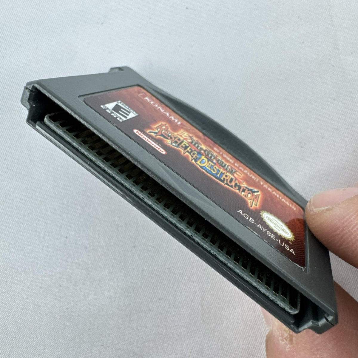 Yu-Gi-Oh! Reshef of Destruction Nintendo Game Boy Advance cartridge by Konami