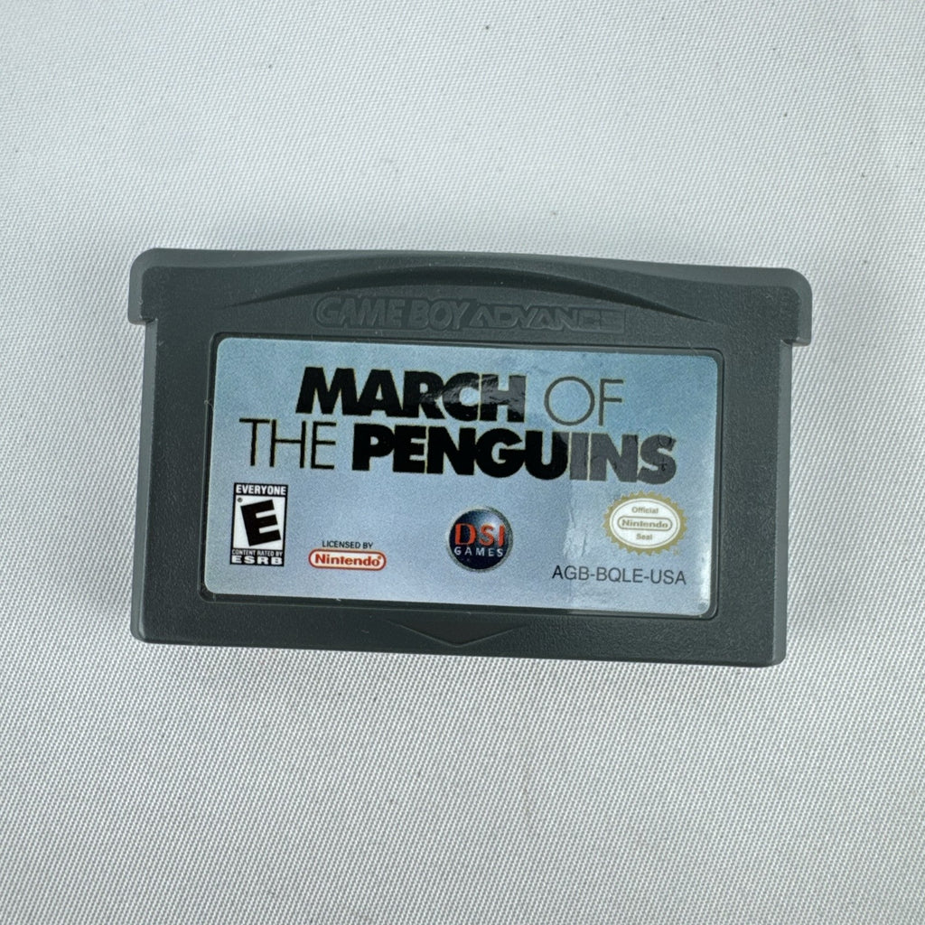 March of the Penguins Nintendo Game Boy Advance video game cartridge