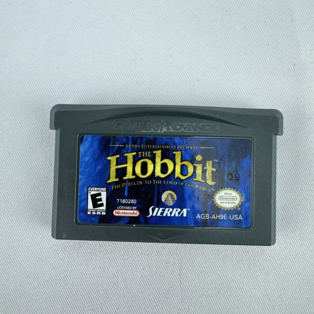 The Hobbit: The Prelude to the Lord of the Rings Nintendo Game Boy Advance video game cartridge