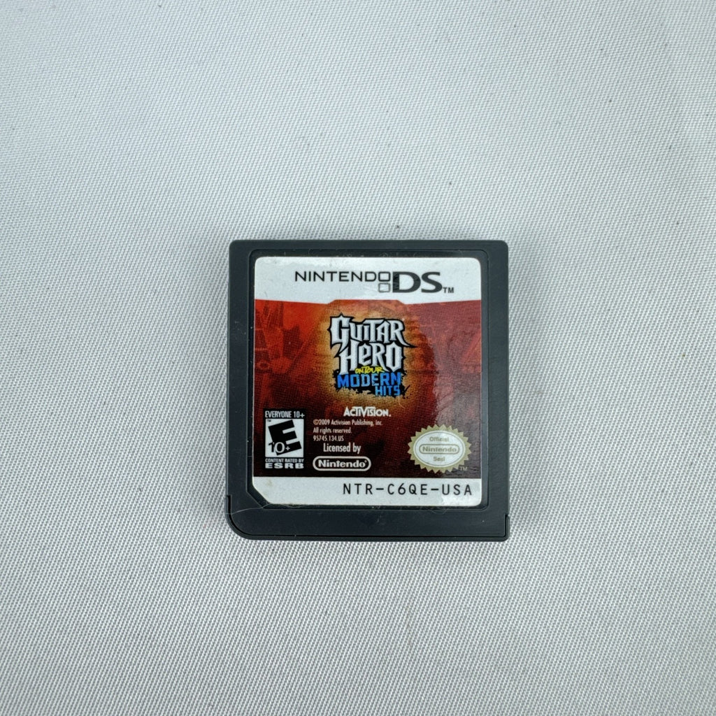 Activision Guitar Hero On Tour Modern Hits game cartridge and case for Nintendo DS