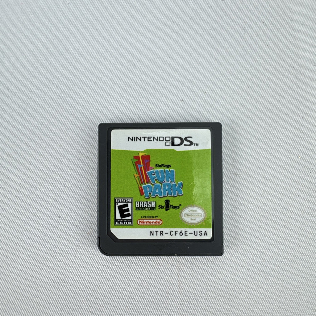 Six Flags Fun Park Nintendo DS game cartridge and original case