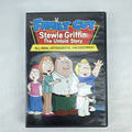Family Guy Presents Stewie Griffin The Untold Story uncensored edition DVD case and disc