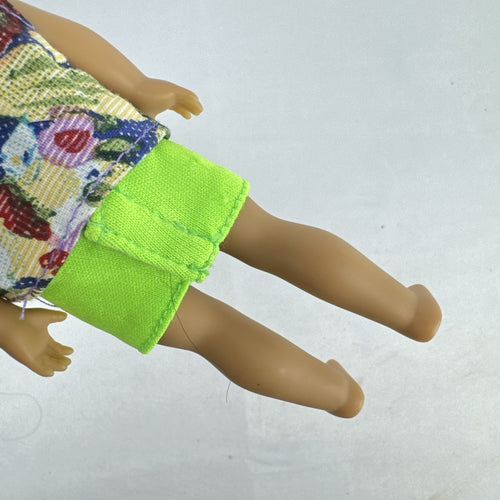 American Girl BeForever Samantha Parkington 6.5 inch mini vinyl doll in green patterned dress