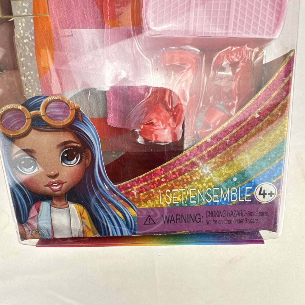 Rainbow High Pool Day Fashion Pack 6-piece doll swimwear outfit sealed in original packaging