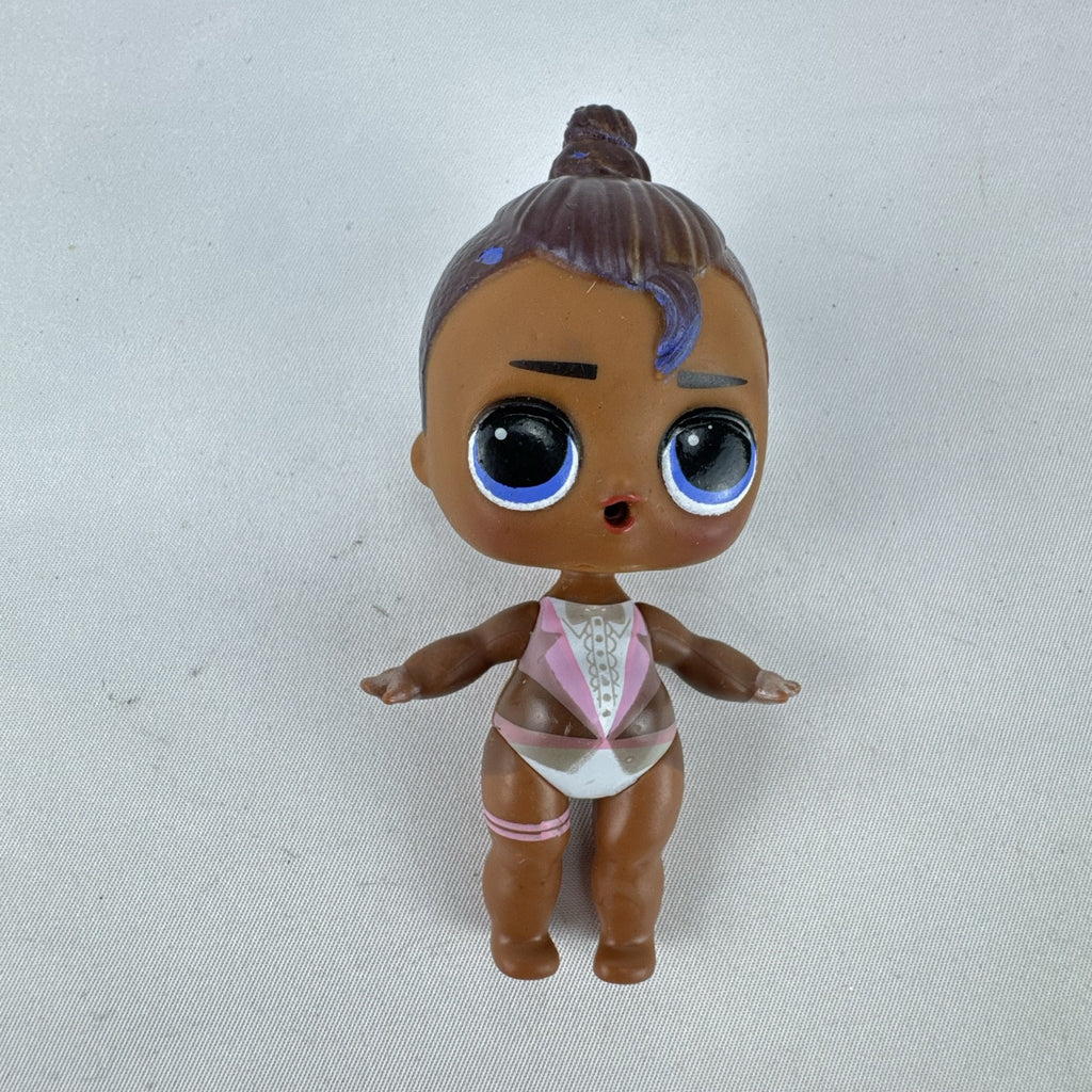 MGA L.O.L. Surprise! Series 2 Theater Club Showbaby 3-inch doll with purple accented hair