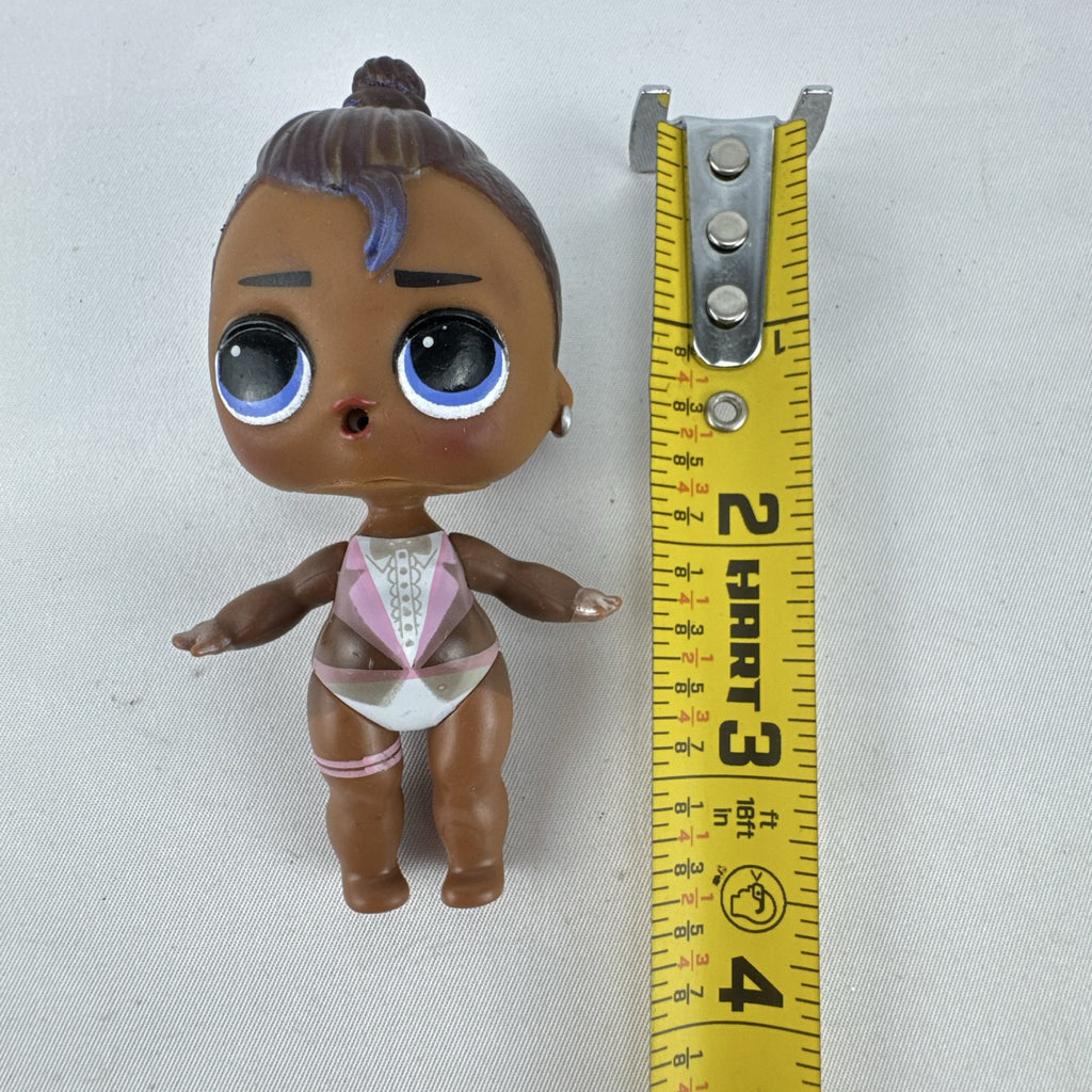 MGA L.O.L. Surprise! Series 2 Theater Club Showbaby 3-inch doll with purple accented hair