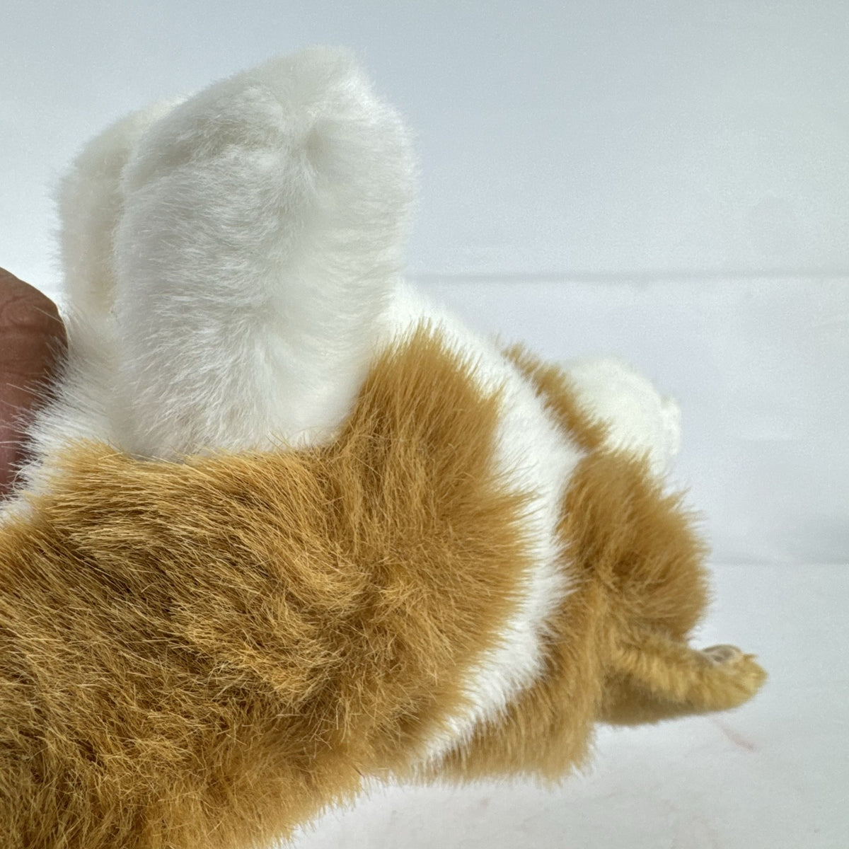 Douglas Welsh Corgi 10-inch standing plush dog in tan and white