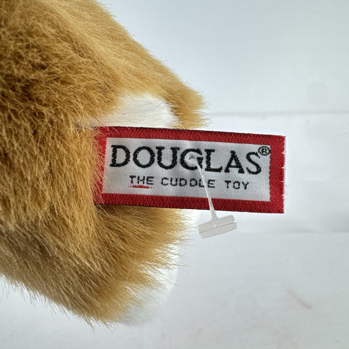 Douglas Welsh Corgi 10-inch standing plush dog in tan and white