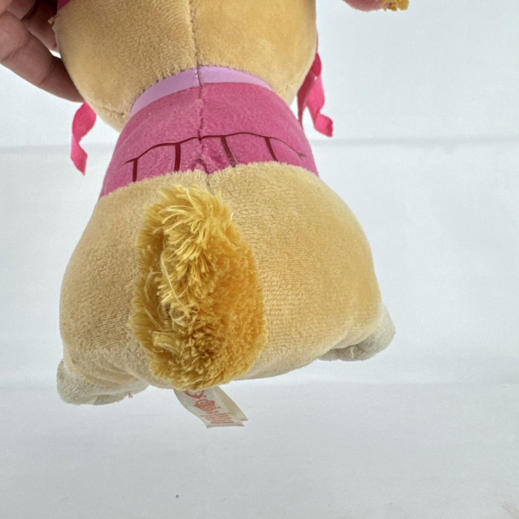 Ty PAW Patrol Beanie Boos Skye plush dog in pink aviator suit with pink glitter eyes