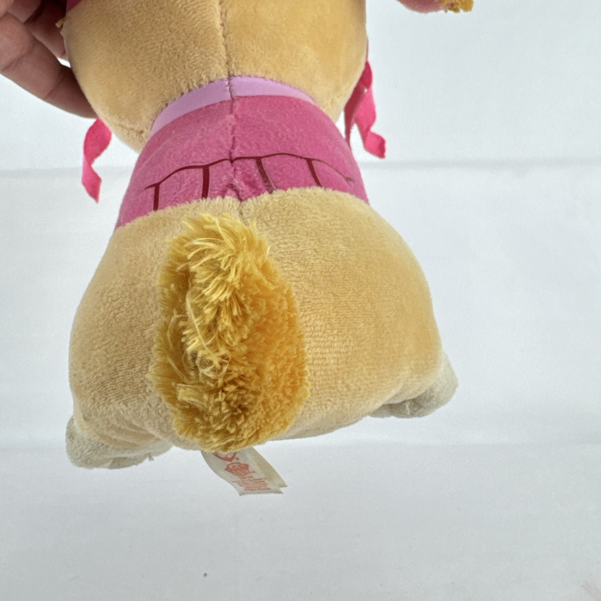 Ty PAW Patrol Beanie Boos Skye plush dog in pink aviator suit with pink glitter eyes